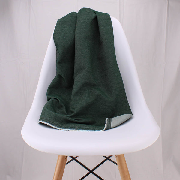 Light 65% cotton denim dressmaking fabric in 17 colours Hunter Green