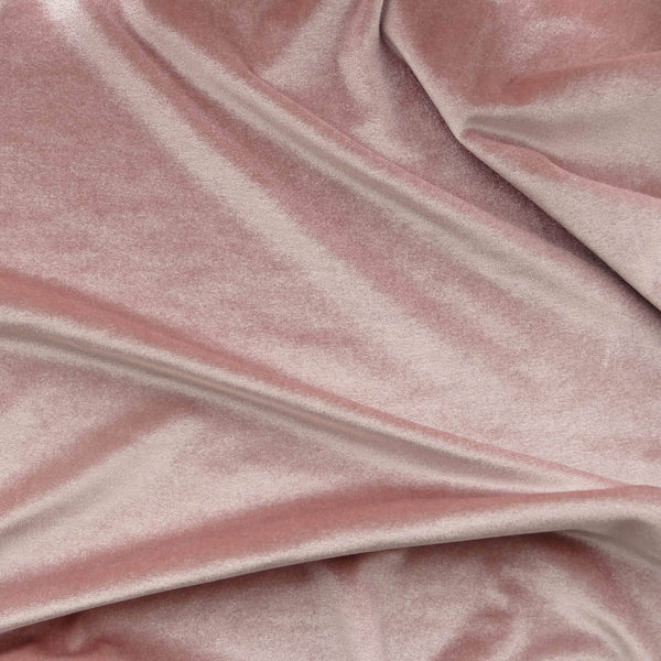 smooth velvet dressmaking women stretch fabric Crepe Pink