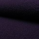 soft sheep wool look boucle furnishing dressmaking fabric Purple
