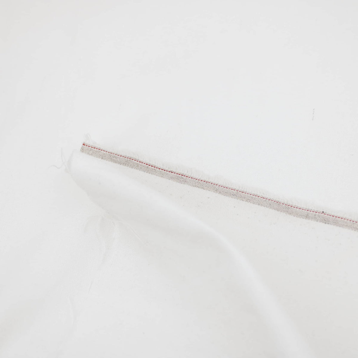 White Madras Plain Solid Cotton Linen Dressmaking Quilting Fabric Material White