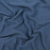 Medium Ribbed Knitted Jersey - Dusty Blue
