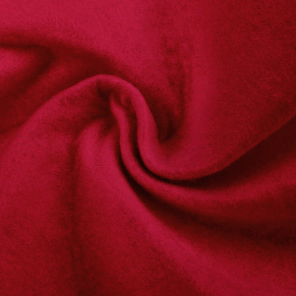 plain soft acrylic felt craft kids fabric Red