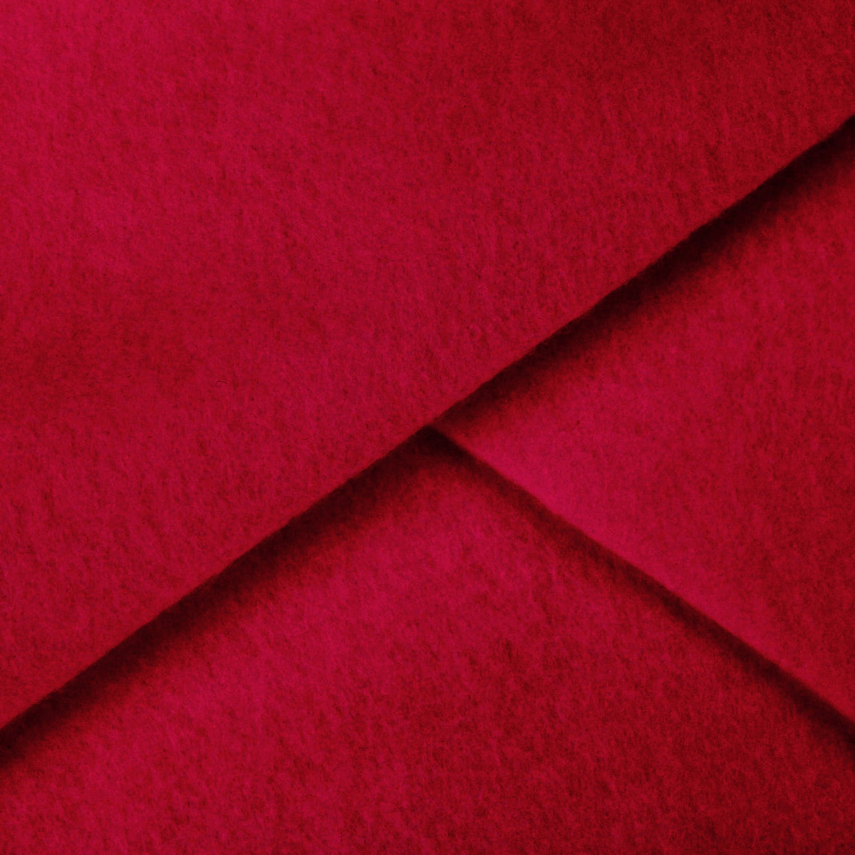 plain soft acrylic felt craft kids fabric Red