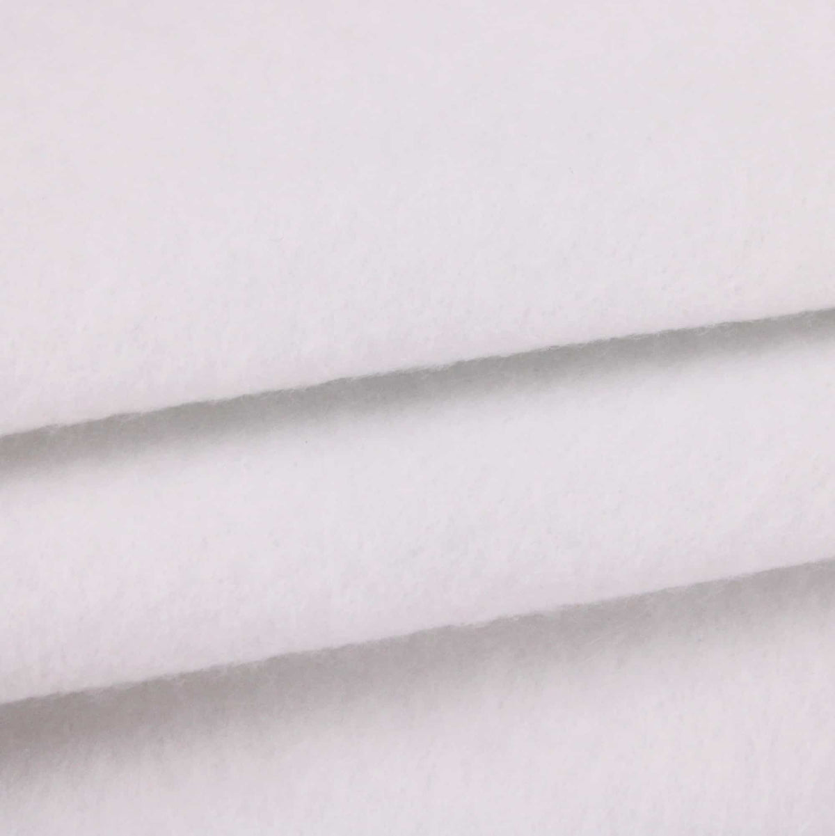 lightweight kids craft acrylic felt fabric White