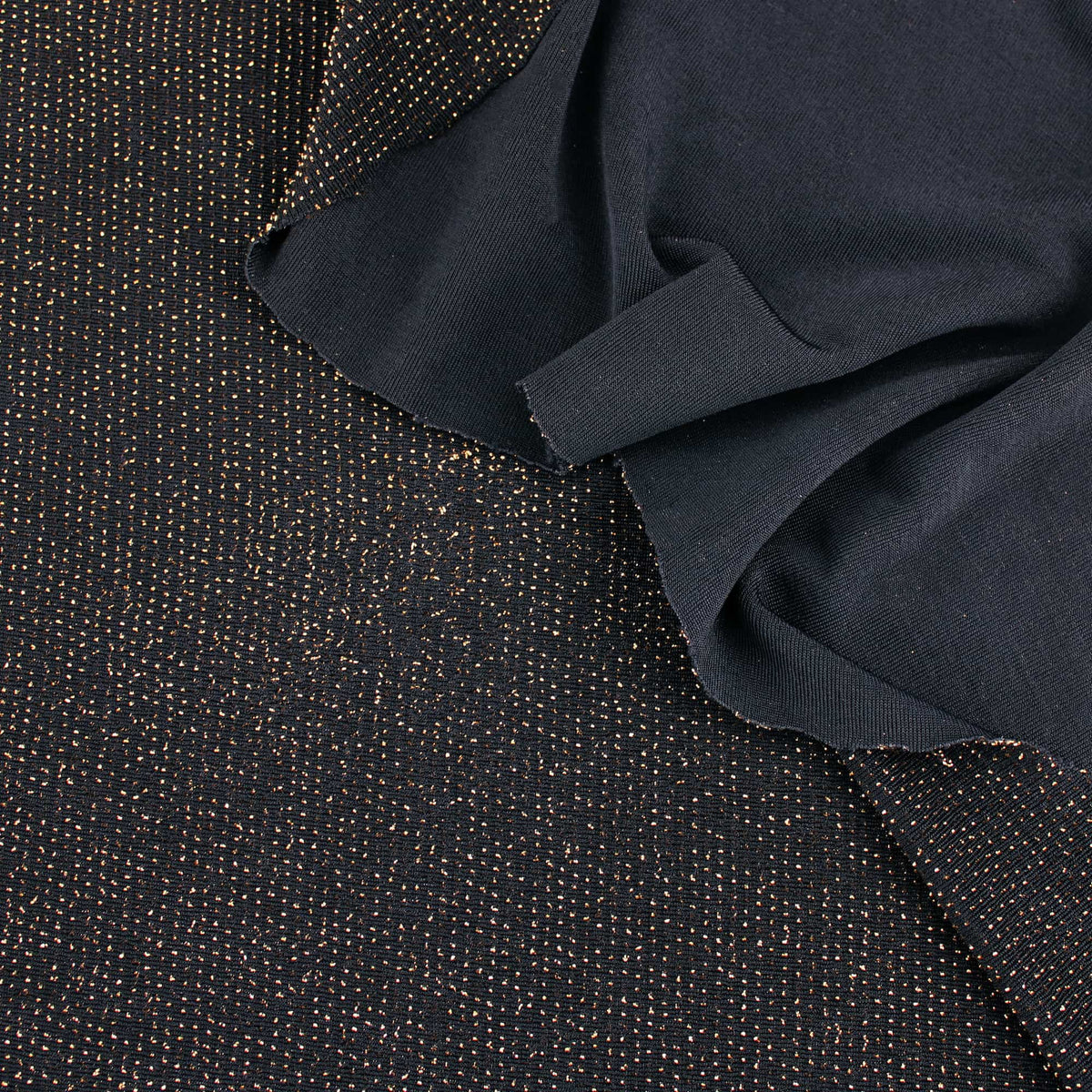 sparkling glitter nylon stretch lurex jersey dressmaking women fabric Gold
