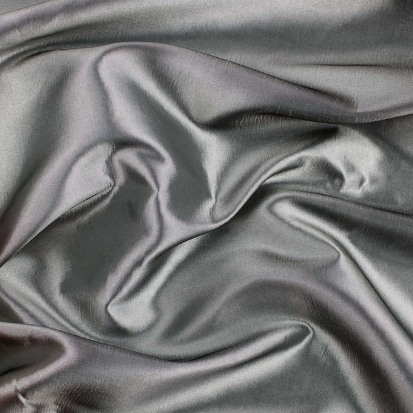 silky smooth metallic taffeta durable woven fabric Silver