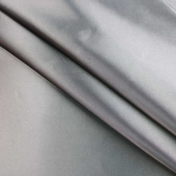 silky smooth metallic taffeta durable woven fabric Silver