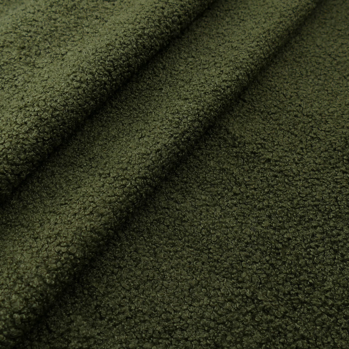 soft sheep wool feel curly tiny boucle furnishing fabric Woodland