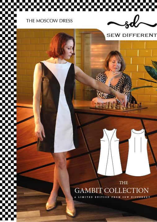Moscow Dress Fabric Sewing Pattern Sewing Pattern Sew Different Dress Project By Sew Different
