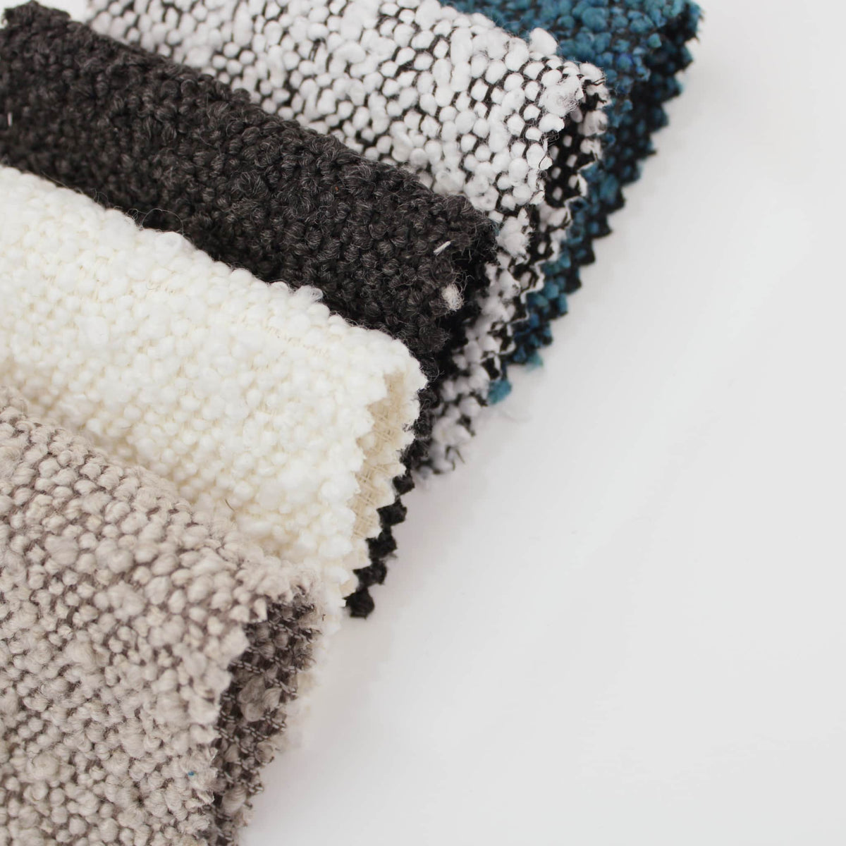 Boucle Tweed Coating Ecru Upholstery Home Furnishing Fabric Ecru