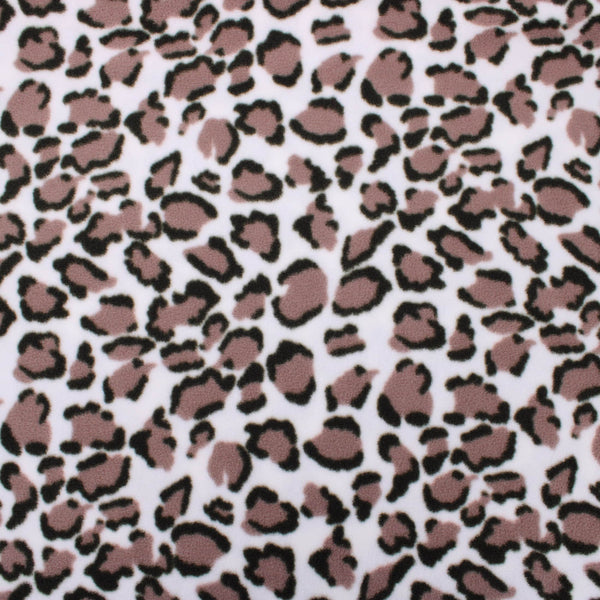 baby soft polar fleece animal spots leopard