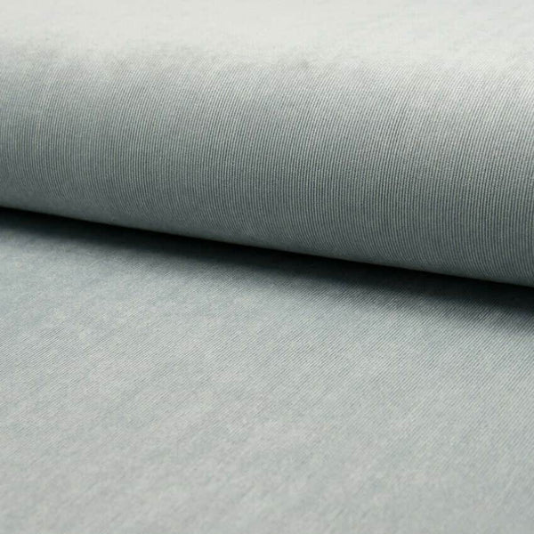soft stretch cotton 21 wale corduroy dressmaking fabric Silver Grey