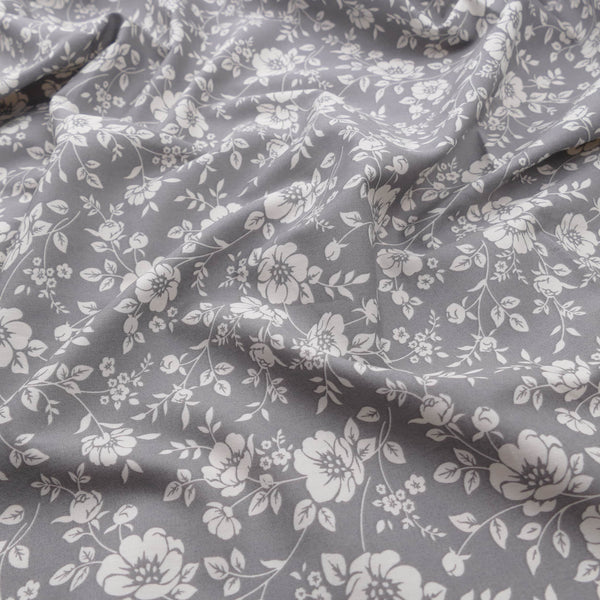 light woven pure cotton dressmaking women fabric Grey