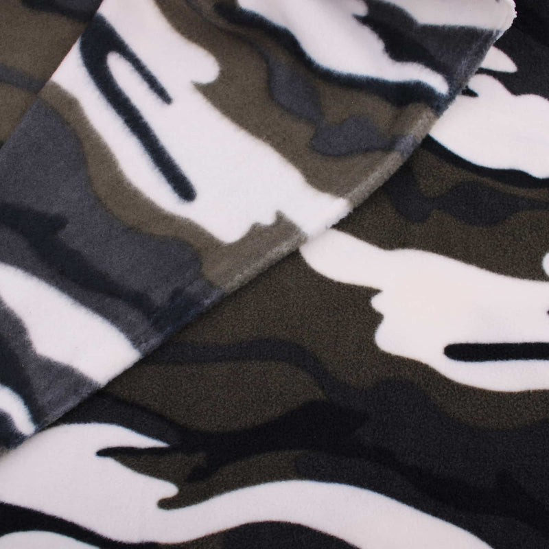 smooth polar anti pill fleece kids pets craft fabric Camouflage