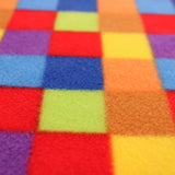 smooth polar anti pill fleece kids pets craft fabric Coloured Squares