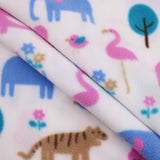 smooth polar anti pill fleece kids pets craft fabric Zoo
