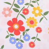 soft lightweight satin milky finish floral print