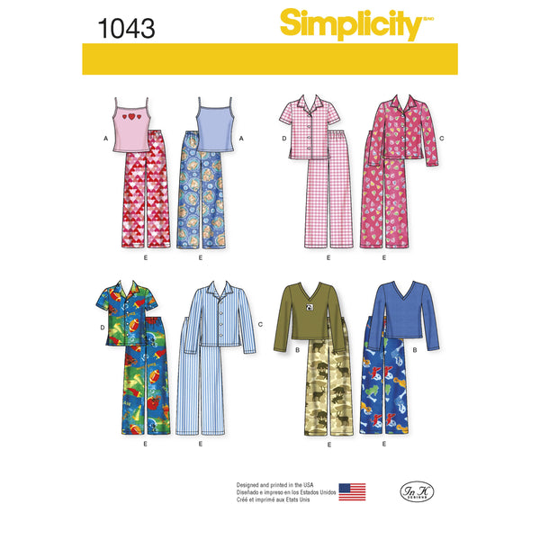 Simplicity Child's, Girls' and Boys' Separates