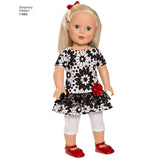 Simplicity 18" Doll Clothes Sewing Pattern S1484
