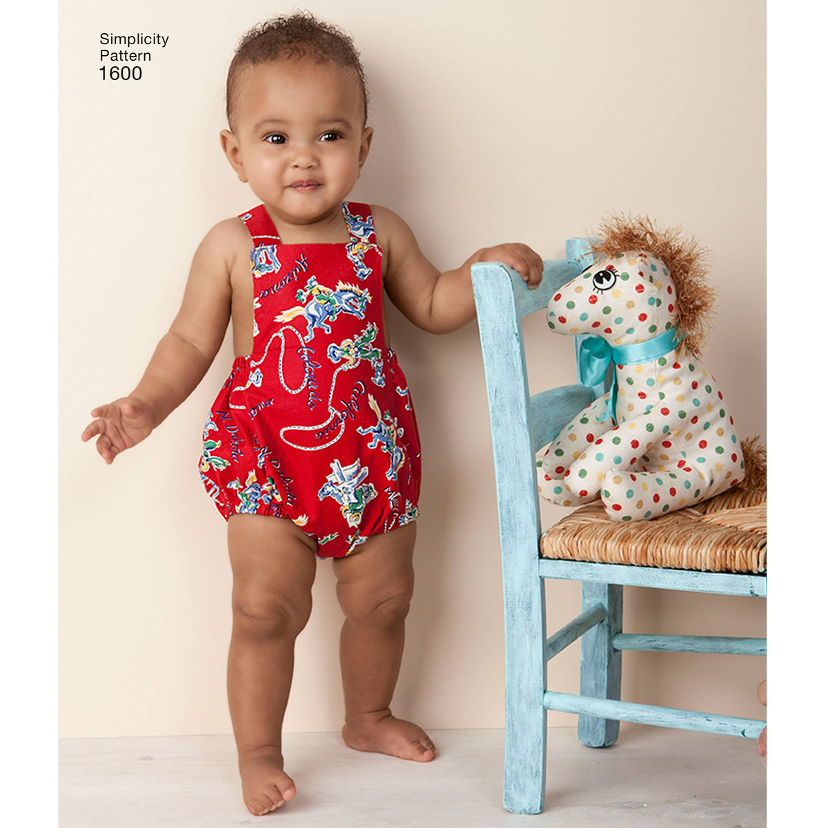 Simplicity Babies' Vintage Romper Set Sewing Pattern S1600