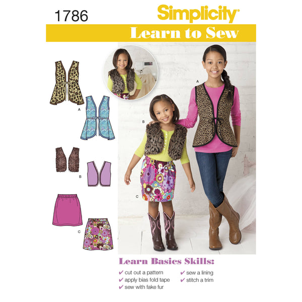 Simplicity Learn to Sew Child's & Girls' Sportswear