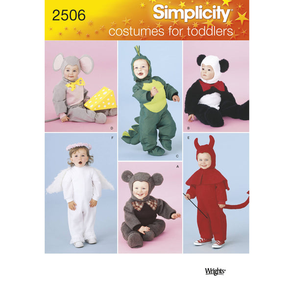 Simplicity Toddler Costumes Sewing Pattern S2506