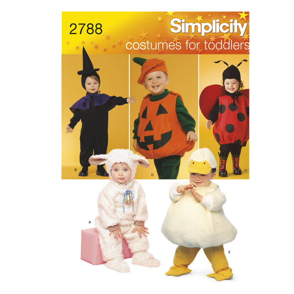 Simplicity Toddler Costumes Sewing Pattern S2788