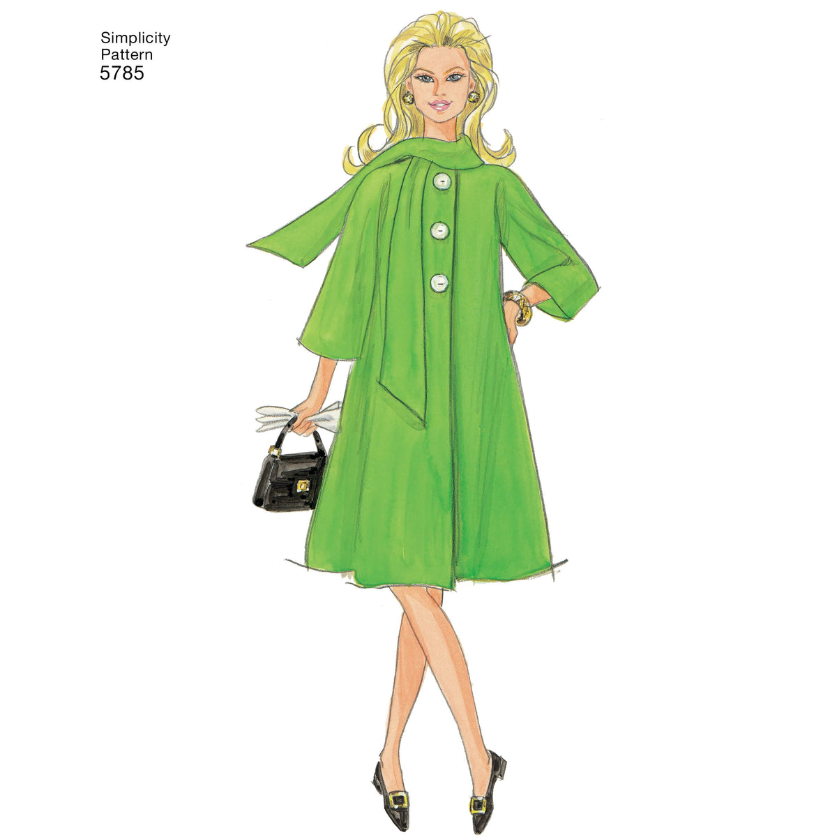 Simplicity Doll Clothes Sewing Pattern S5785