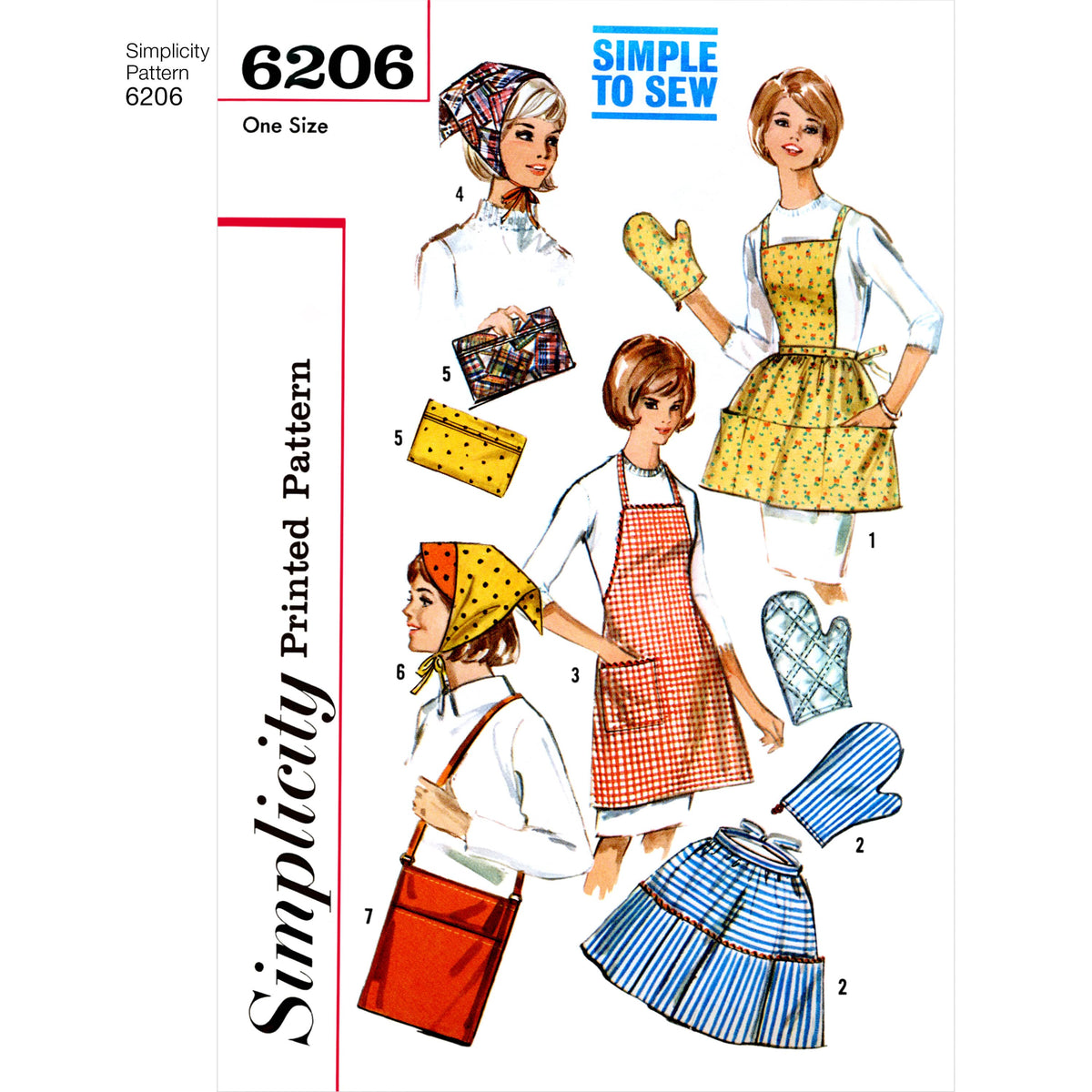 Pattern 6206 Vintage Gift and Accessories S6206
