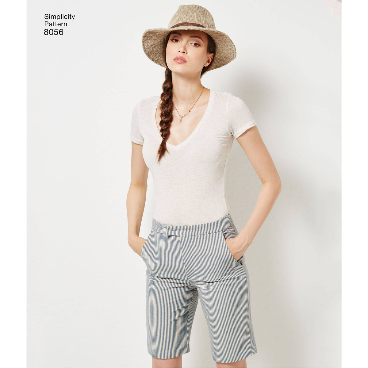 Simplicity Amazing Fit Women's and Plus Size Flared Trousers or Shorts
