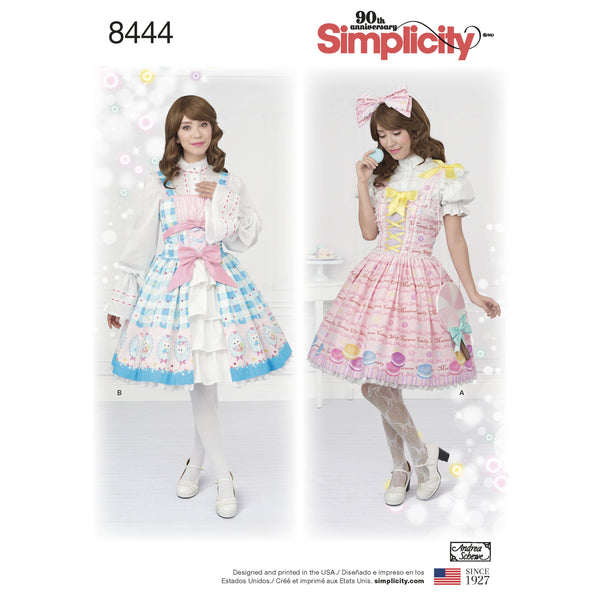 Simplicity Pattern 8444 Women's Lolita Costume