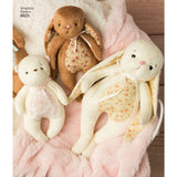 Pattern 8625 Stuffed Animals and Gift Bags