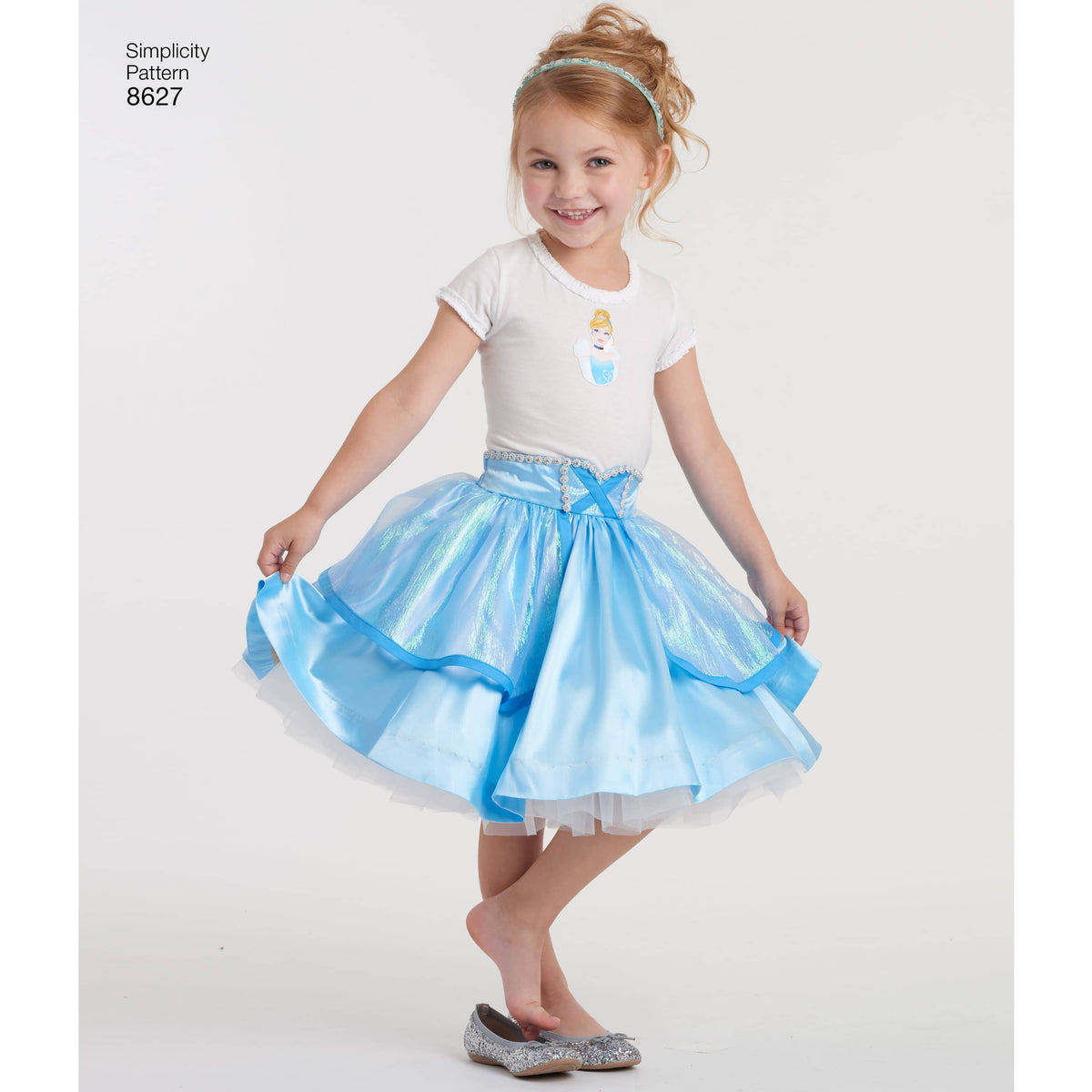 Pattern 8627 Child's Disney Character Skirts