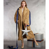 Pattern 8797 Misses Loose Fitting Lined Coat