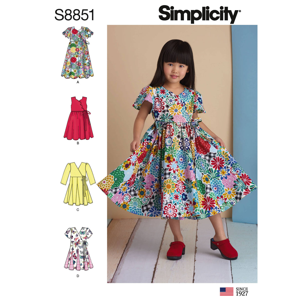 Pattern S8851 Child's Dresses