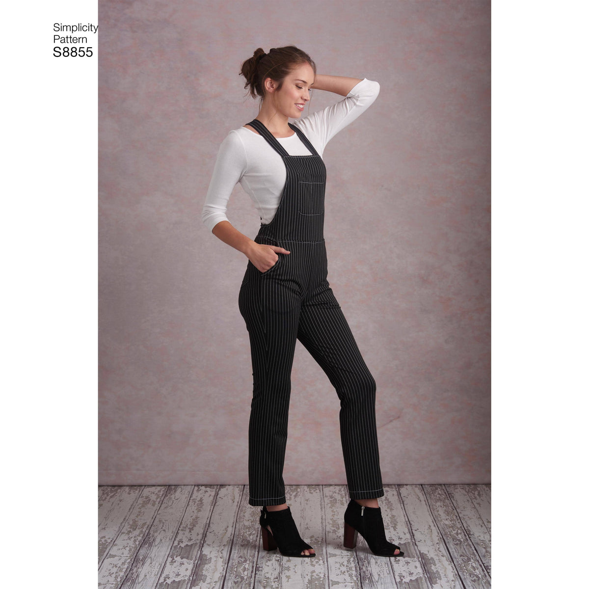 Simplicity Pattern S8855 Misses' Knit Overalls