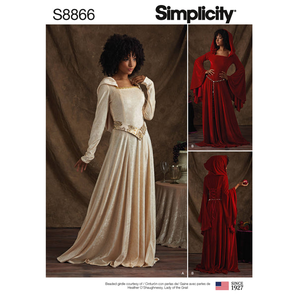Simplicity Pattern S8866 Misses'/ Miss Petite Knit Costumes