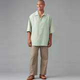 Simplicity Sewing Pattern S9279 Men's Shirt In Two Lengths, Pants & Shorts