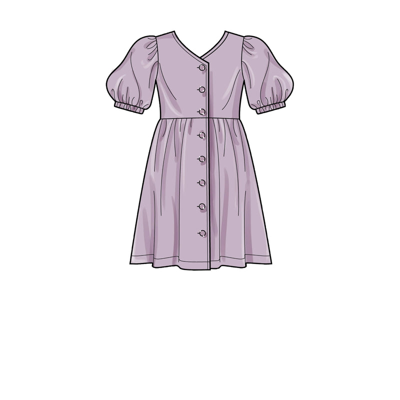 Simplicity Sewing Pattern S9281 Girls' Dresses, Top & Pants