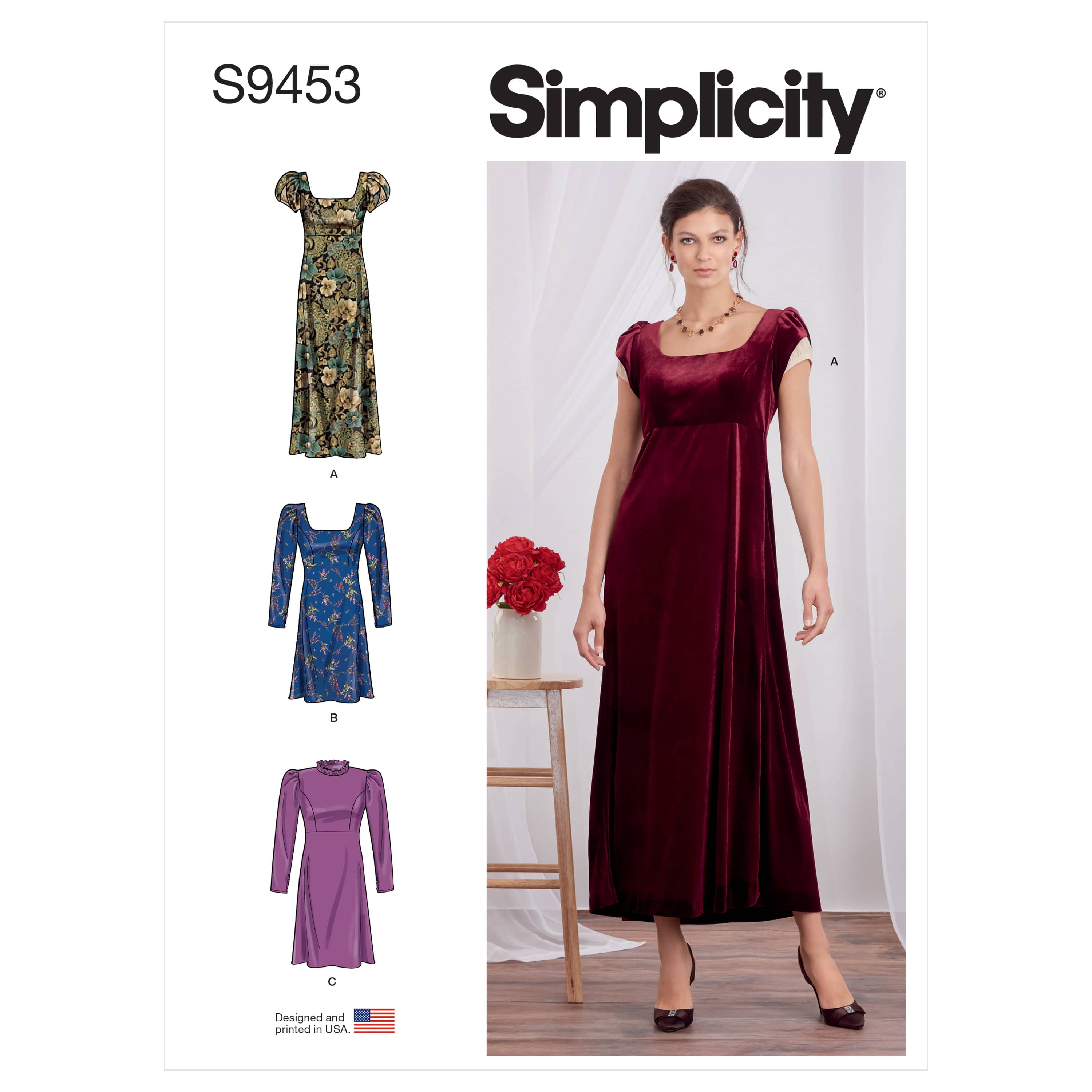 Simplicity Sewing Pattern S9453 Misses' Dress – Lullabee Fabrics