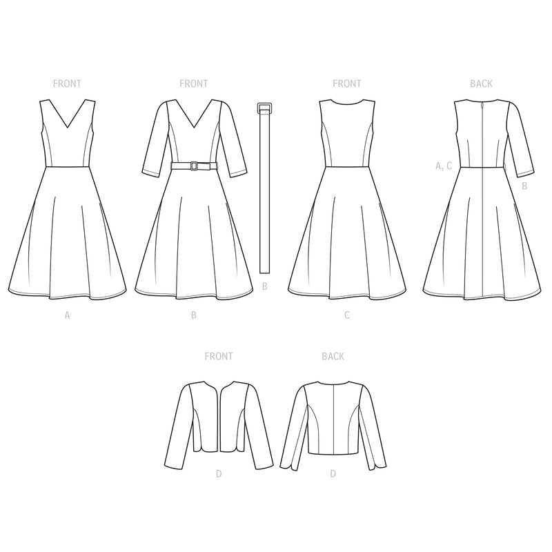 Simplicity Sewing Pattern S9473 Misses' Dresses and Jacket