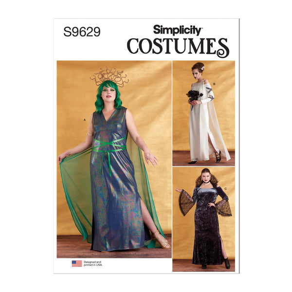 Simplicity Misses and Womens Costumes Sewwing Pattern S9629