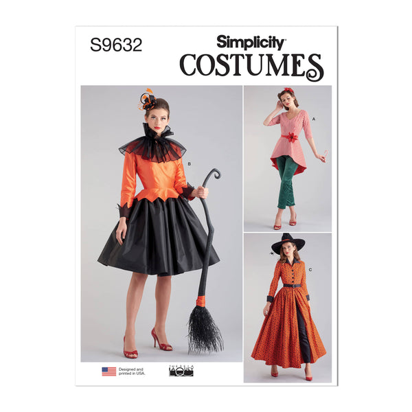 Simplicity Misses Costumes by Theresa Laquey Sewwing Pattern S9632
