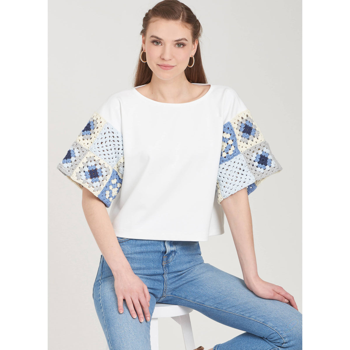 Simplicity Misses Crochet and Sew Top, Jacket and Bag Sewwing Pattern S9633