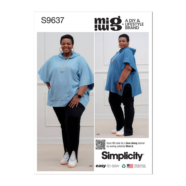 Simplicity Womens Hoodies and Leggings by Mimi G Sewwing Pattern S9637