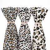 scuba crepe animal print women dress fabric- cheetah