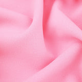 Medium weight stretch double jersey scuba crepe dress fabric Baby Pink