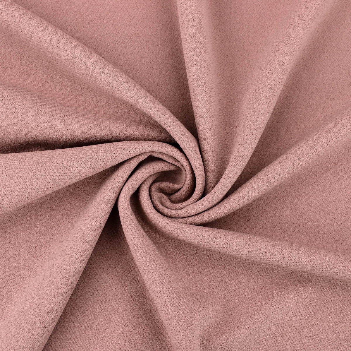 Medium weight stretch double jersey scuba crepe dress fabric Dusty Pink