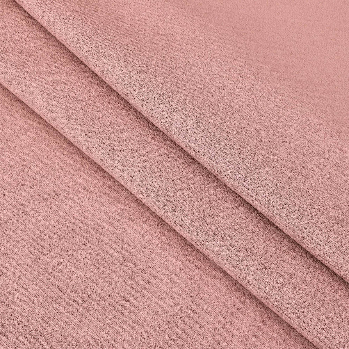 Medium weight stretch double jersey scuba crepe dress fabric Dusty Pink