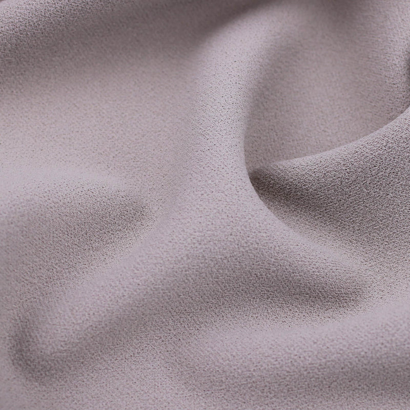 Medium weight stretch double jersey scuba crepe dress fabric Grey